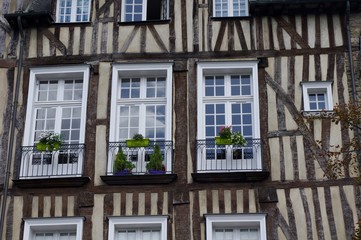 Immeuble à pans de bois