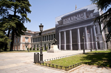 Obraz premium Eingang Prado Museum Madrid