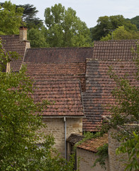 Clutter of a Small French Village. The closeness of a small village is highlighted by the pattern...
