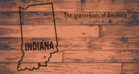 Indiana Map Brand