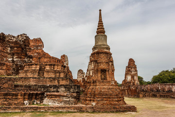 Fototapeta premium Old Temple of Ayuthaya, Thailand