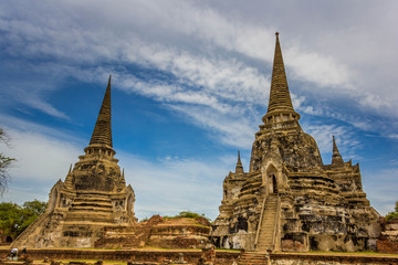 Fototapeta premium Old Temple of Ayuthaya, Thailand