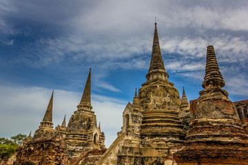 Fototapeta premium Old Temple of Ayuthaya, Thailand