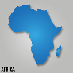 Africa continent map