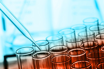 science laboratory test tubes