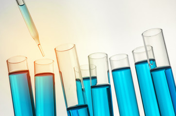 science laboratory test tubes