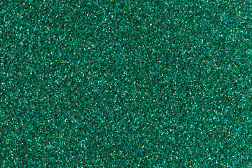 Green glitter background.