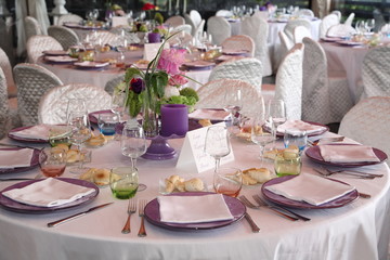 addobbo tavoli celebrazione matrimonio