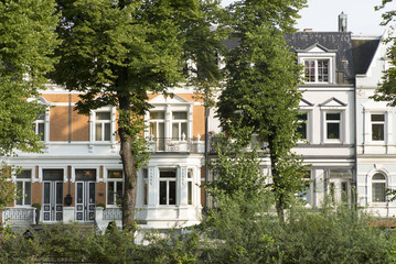 Altbaugebäude in Hamburg, Deutschland