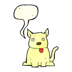 cartoon old squirt bottle with speech bubble