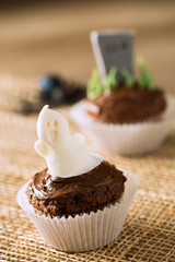 Ghost grave and spider