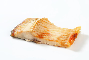 Oven roasted carp fillet
