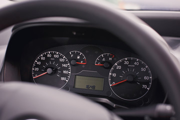 Dashboard Display or Speedometer in a vehicle