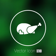 Grill Restaurant Logo design vector template icon