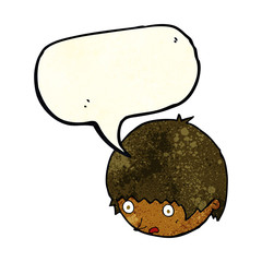 cartoon shocked face with speech bubble