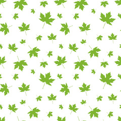 Autumnal Maple Leaf seamless pattern