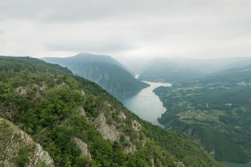 Viewpoint in National Park Tara.