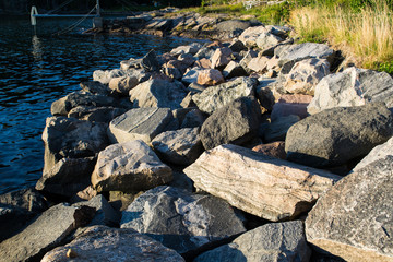 Rock pier