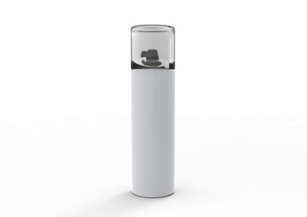 Isolated perfume bottle