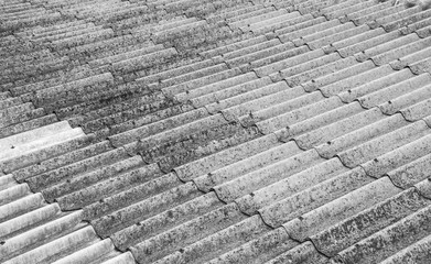 Background of old roof tiles