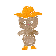 cartoon bear in hat