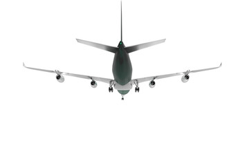 Airplane in the sky - Passenger Airliner / aircraft