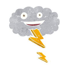 cartoon storm cloud