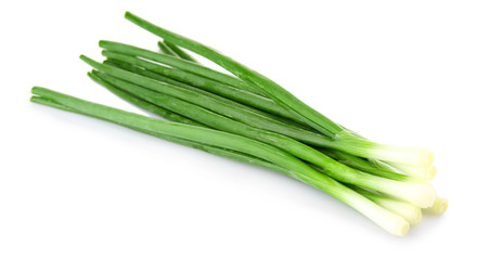 Green onion isolated on white © Africa Studio