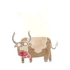cartoon bull
