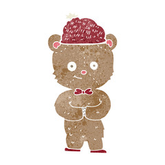 cartoon bear in hat