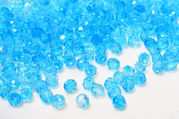 Blue beads
