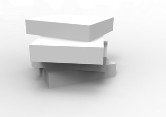 Realistic  Package Box