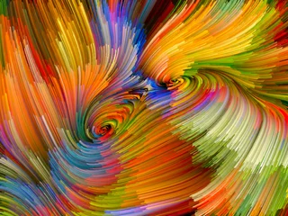 Wandaufkleber Farbe Wirbel Hintergrund © agsandrew