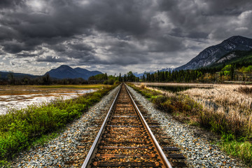 Fototapeta premium Mountain Railway