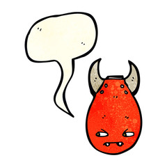 cartoon bomb with speech bubble