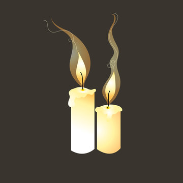 graphic image of candles