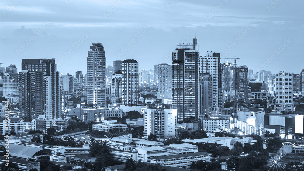 Poster Bangkok skyline