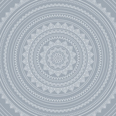 Silver mandala