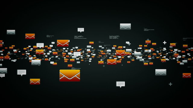 E-Mails and Text Messages Black