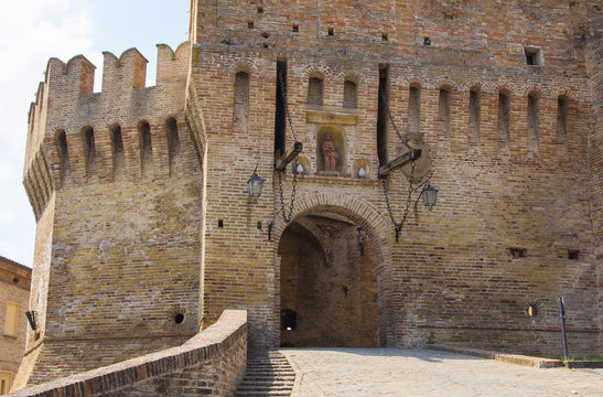 Foto del castello di Corinaldo