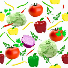 vegetables pattern