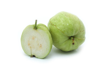 guava fruit isolated on white background