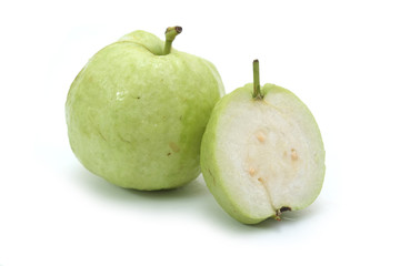 guava fruit isolated on white background
