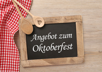 Angebot zum Oktoberfest 