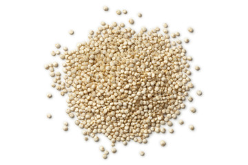Heap of raw Quinoa seeds