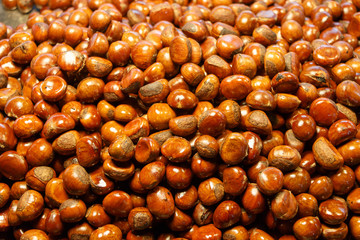 Chestnuts background