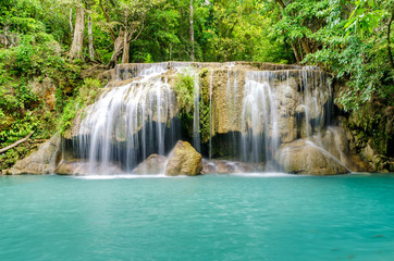 Fototapeta premium Erawan waterfall