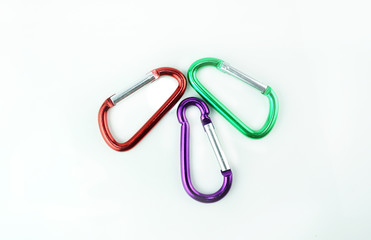 climbing gear , isolate on white background