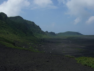 伊豆大島　月の砂漠　浅間山