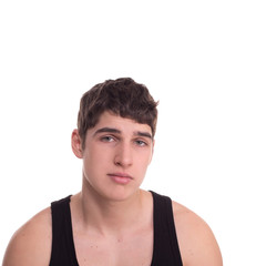 Obraz premium przegrany młody człowiek smutny